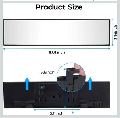 Wide Rear View Mirror for Car Blind Spot