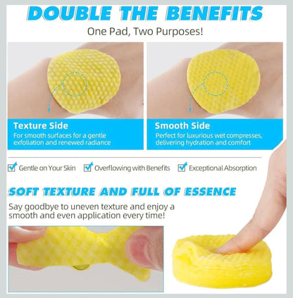 Kojic Acid and Turmeric Cleansing Pads for Dark Spots